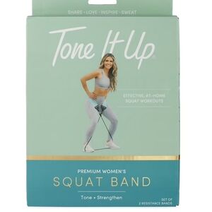 Tone It Up Premium Women's Squat Band - Green